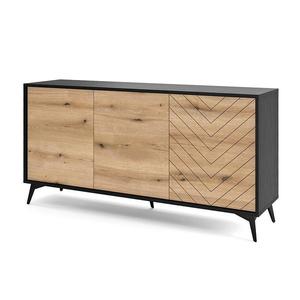 Komoda Diamond K154 dub evoke/čierna vyobraziť
