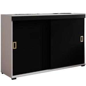 Komoda Retro 120 Biely/Čierna + Craft Rukoväte vyobraziť