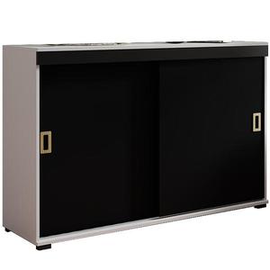 Komoda Retro 140 Biely/Čierna + Craft Rukoväte vyobraziť