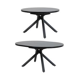 Rozkladací stôl Draco B10038-120/160x120cm čierna mat vyobraziť
