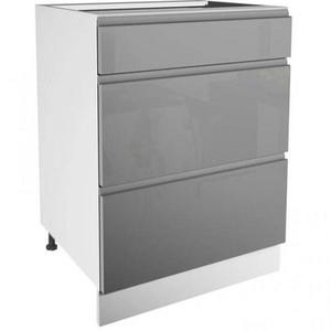 Skrinka do kuchyne Gardena D60S3 grey vyobraziť