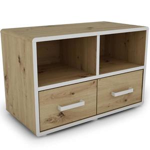 Komoda Capannoli 70 2s dub artisan/biela vyobraziť