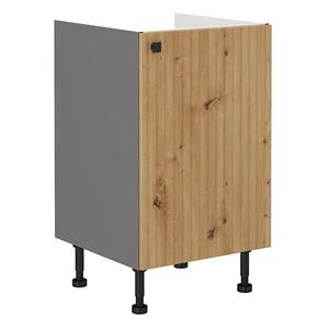 Kuchynská skrinka AVA dub artisan/antracitová 50zl 1f bb vyobraziť