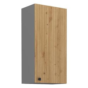 Kuchynská skrinka AVA dub artisan/antracitová 45g-90 1f vyobraziť