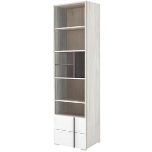 Regál Remo RM5 dub wilton/biela/antracit vyobraziť