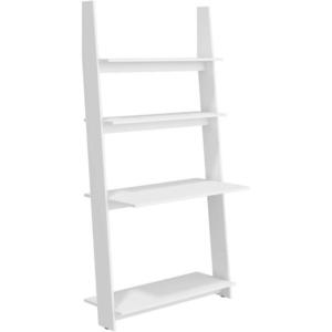 Písací stôl Rack Biely vyobraziť