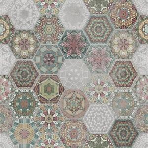 Gresova dlažba Patchwork Hexagon Colour 60/60 vyobraziť