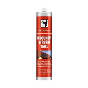 Den Braven Kaučukový strešný tmel čierny 280ml vyobraziť