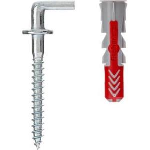 Fischer Univerzálna hmoždinka Duopower s jednoduchým hákom 8x40 WH K N vyobraziť