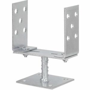 Pätka Stĺpíka Nastaviteľná s Plechom PB14 60-140x3, 5 vyobraziť