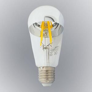 Žiarovka FL LED ST64 8W E27 4200K Half Silver vyobraziť