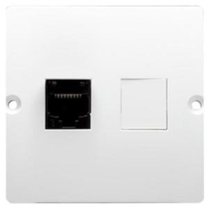 B BMF51.02/11 Sieťová zásuvka RJ45 jednotlivá biela vyobraziť
