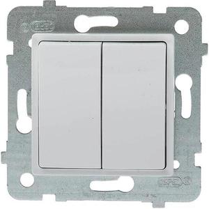 Vypínač dvojitý schodisko biely LP-10Q/M vyobraziť