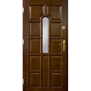 Dvere vchodové WZ 2 90L orech tmavý vyobraziť