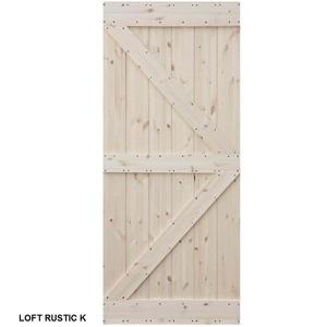 Dvere posuvné na mieru Loft Rustic K vyobraziť