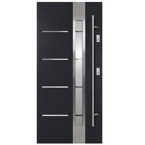 Dvere vchodové Luna S68 2ZA 90P antracit antaba 160 vyobraziť