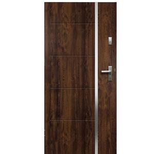 Dvere vchodové Iris P55 90L orech vyobraziť