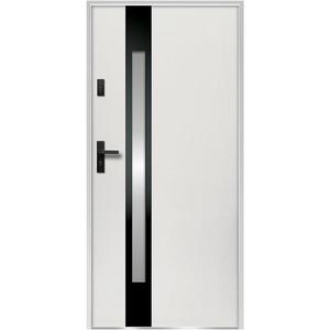 Dvere vchodové Temida S68 90P biele vyobraziť