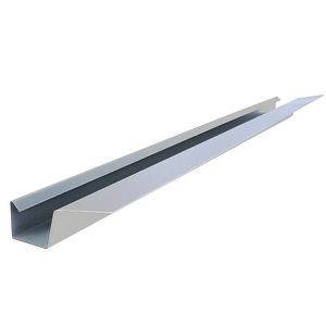 Terasový odkvap obdĺžnikový Smart 0, 4x145x1000 mm pozinkovaný vyobraziť