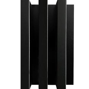 Dekoračný lamelový panel MDF/HDF čierny mat 41x190x2750 vyobraziť