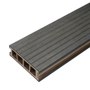 Brúsená kompozitná terasová doska Bergdeck čierna 2400x150x25mm vyobraziť