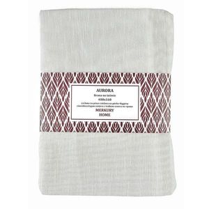 Záclona na páske AURORA polyester ecru 400x160 Merkury Home vyobraziť