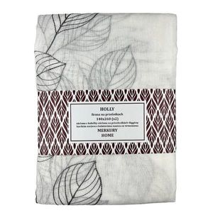 Záclona na priechodkách Holly polyester tmavo šedá 140x260 Merkury Home II/22 vyobraziť
