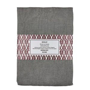 Záclona na páske Dolly polyester tmavo šedá 140x260 (x2) Merkury Home vyobraziť