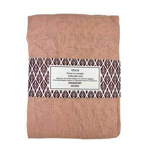 Záclona s provázky Ulla polyester svetlo ružový 140x180 Merkury Home II/22 vyobraziť