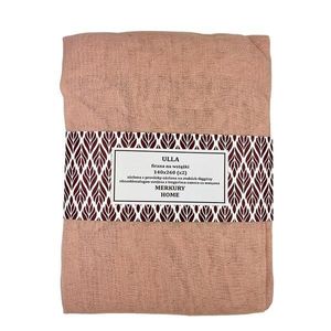 Záclona s provázky Ulla polyester svetlo ružový 140x260 Merkury Home II/22 vyobraziť