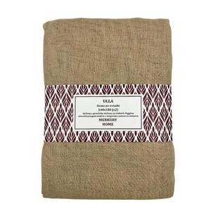 Záclona s provázky Ulla polyester béžová 140x260 Merkury Home II/22 vyobraziť