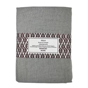 Záclona na páske Ulla polyester svetlo sivá 140x260 Merkury Home II/22 vyobraziť