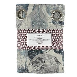 Záves Forest indigo na priechodkách 138x260 vyobraziť