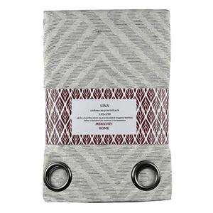 Záves Lina na priechodkách 135x250 svetlo šedá Merkury Home vyobraziť