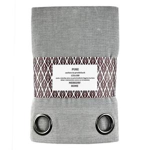Záves Pure na priechodkách 135x180 svetlo šedá Merkury Home vyobraziť