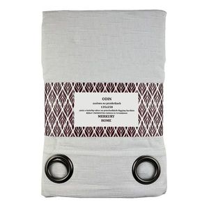 Záves Odin na priechodkách 135x250 biela Merkury Home vyobraziť