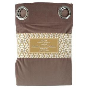 Záves na prechodkách Velvet 135x250 ružová Merkury Home vyobraziť