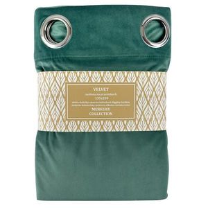 Záves na prechodkách Velvet 135x250 Aqua Merkury Home vyobraziť