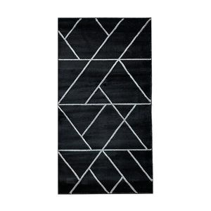 Koberec Frisee Diamond 1, 33/1, 9 B0052 čierna/strieborný vyobraziť