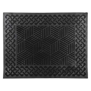 Gumená rohož exteriérová Emma K-303 55x41 cm geometric vyobraziť