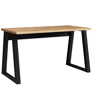 Písací stôl Iga Dub Artisan / čierna vyobraziť