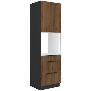 Kuchynská skrinka Monza orech okapi 60dps-210 1f 3s vyobraziť