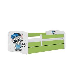 Detská Posteľ. Babydreams+Sz+M Zelená 70x140 medvedík čistotný vyobraziť