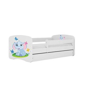 Detská Posteľ. Babydreams+Sz+M Biely 70x140 Slon vyobraziť