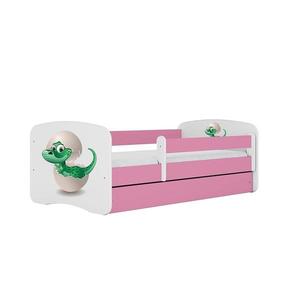 Detská Posteľ. Babydreams+Sz+M Ružová 70x140 Dino vyobraziť