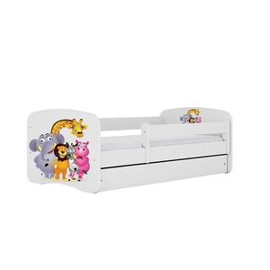 Detská Posteľ. Babydreams+Sz+M Biely 80x180 Zoo vyobraziť