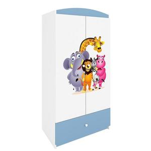 Skriňa Babydreams Modrá – Zoo vyobraziť