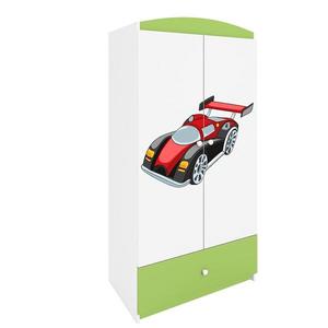 Skriňa Babydreams Zelená – Auto vyobraziť