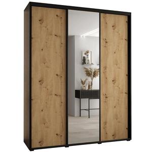 Skriňa 45 Canaris 3 190 čierna/artisan/čierna vyobraziť