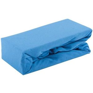 Prestieradlo jersey s gumkou 115GSM 160x200 modrý vyobraziť
